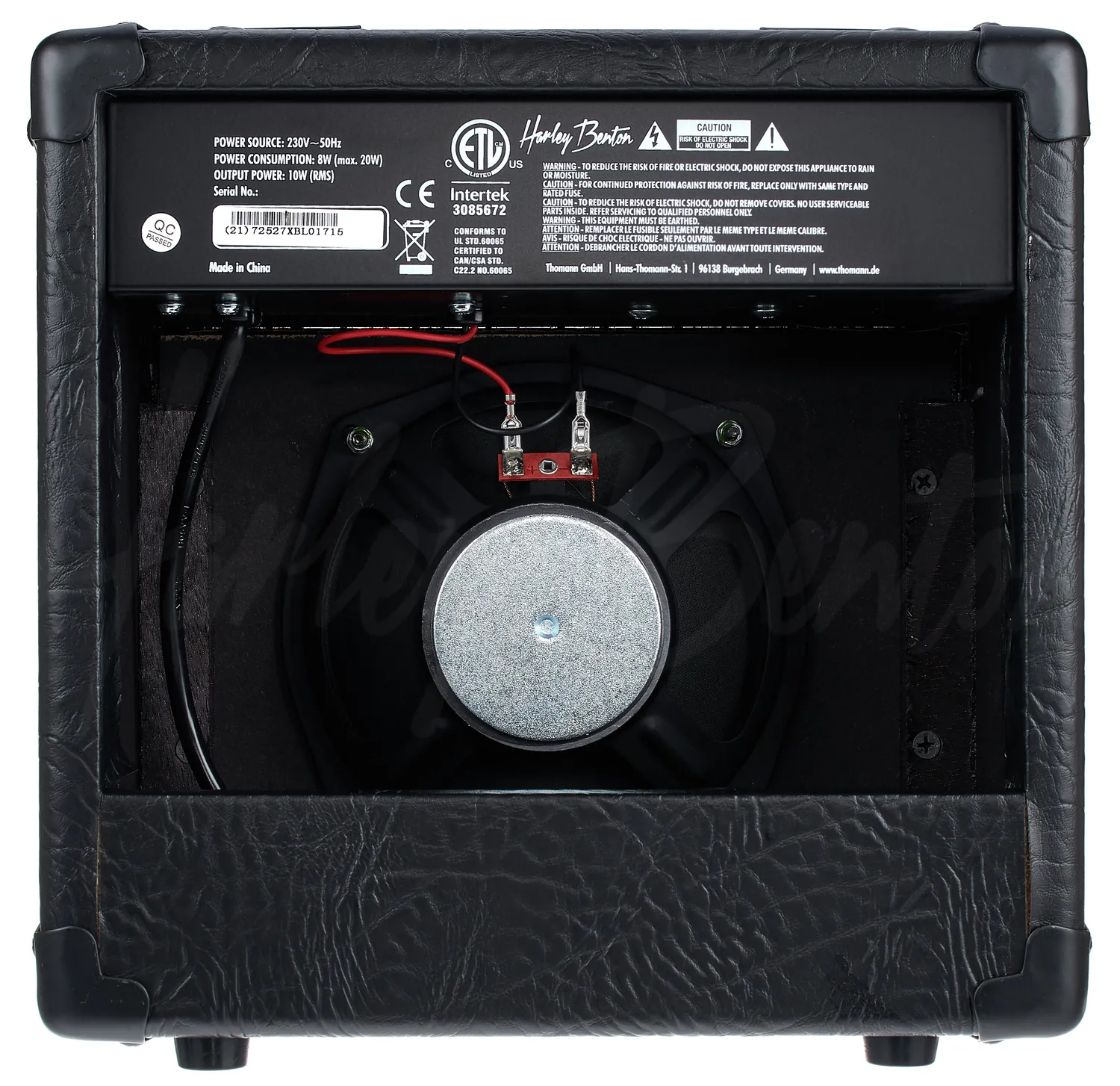 Harley Benton HB-10G Gitarrenverstärker 10 Watt 2-Kanal