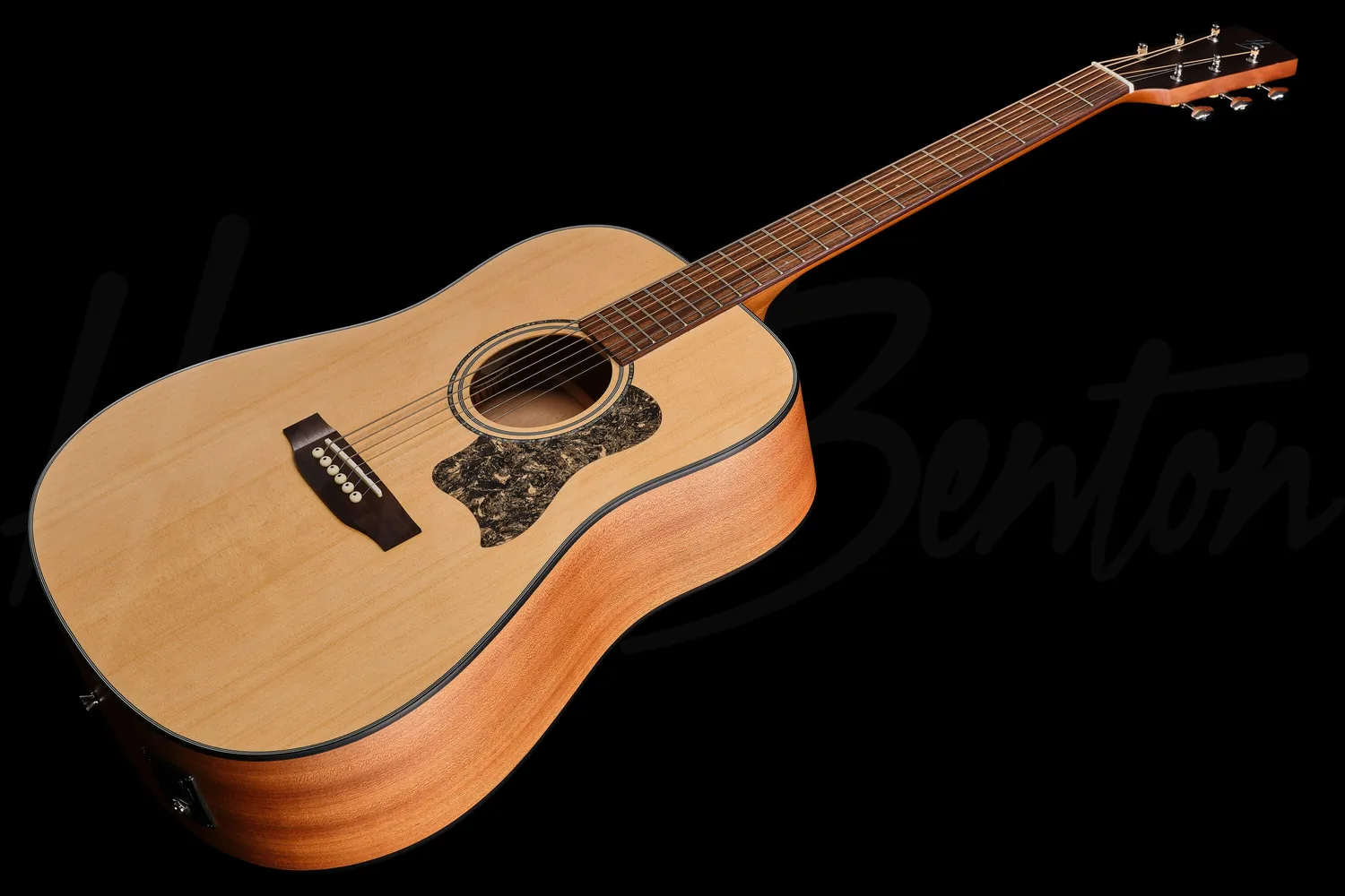 Harley Benton CLD-65SE NT Westerngitarre Natur Elektro