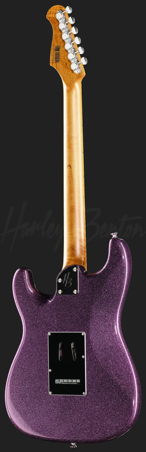 Harley Benton ST-Modern Plus MN HSS E-Gitarre Purple
