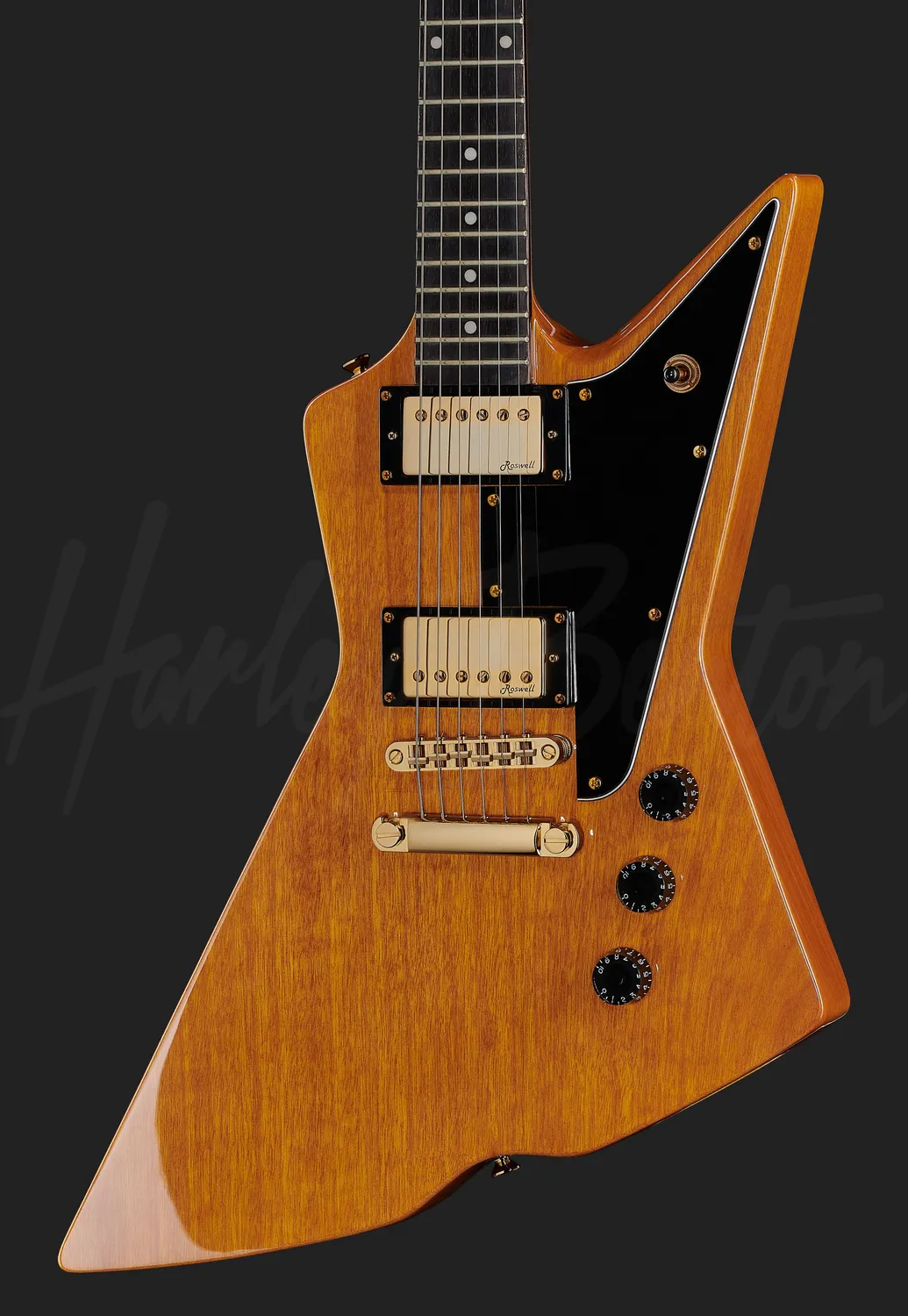 Harley Benton EX-76 Classic E-Gitarre Antik Natur Ebenholz