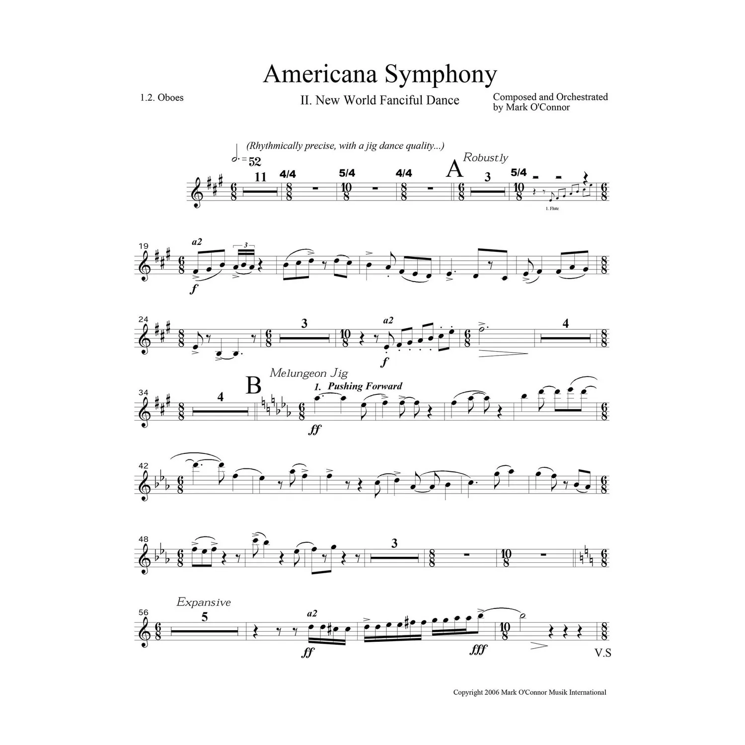 O'Connor Americana Symphony Bläsernoten Download