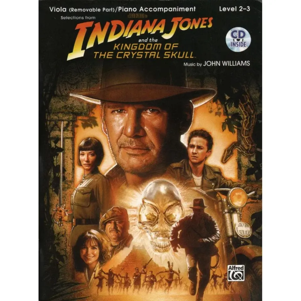 Williams Indiana Jones Crystal Skull Bratschenoten mit CD