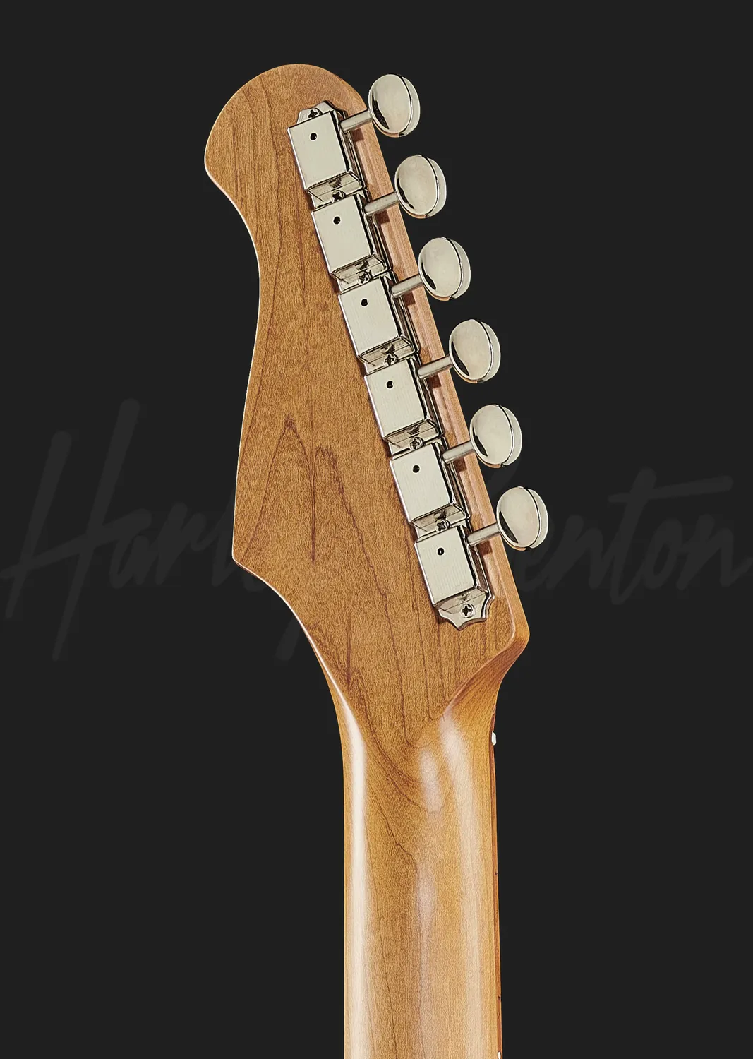 Harley Benton Classic ST-62 E-Gitarre Double-Cut Schwarz Singlecoil