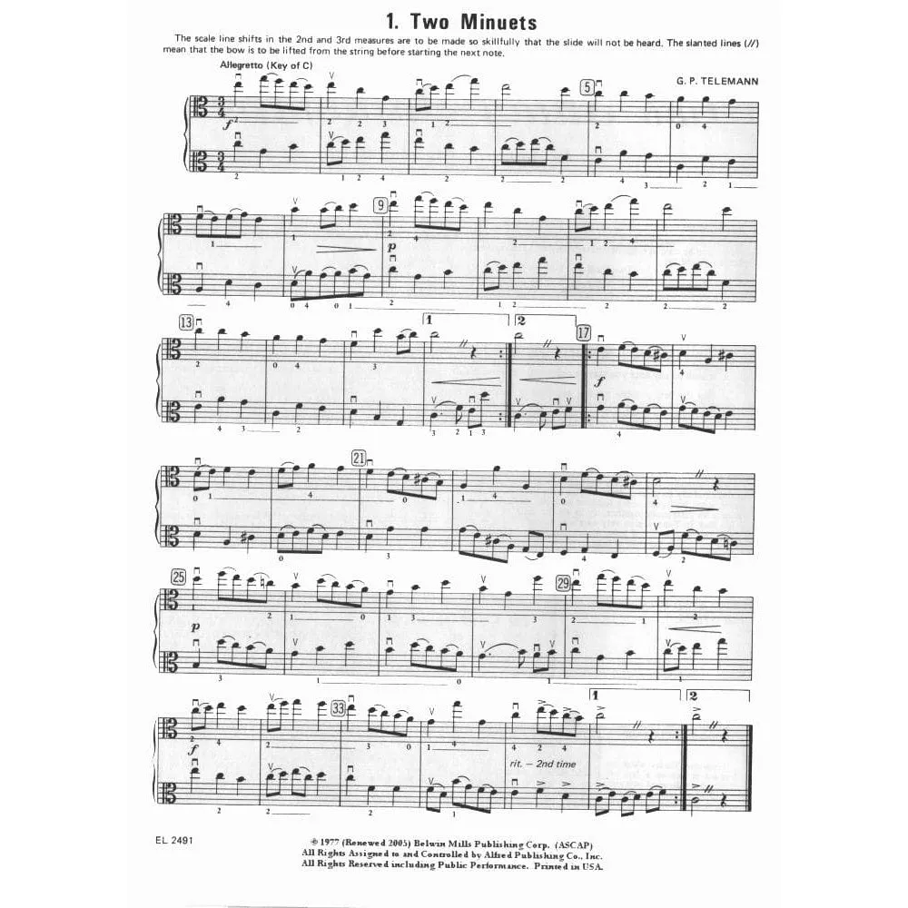 Shar Music Chamber Music Book 3 Noten Bratsche 3. Lage