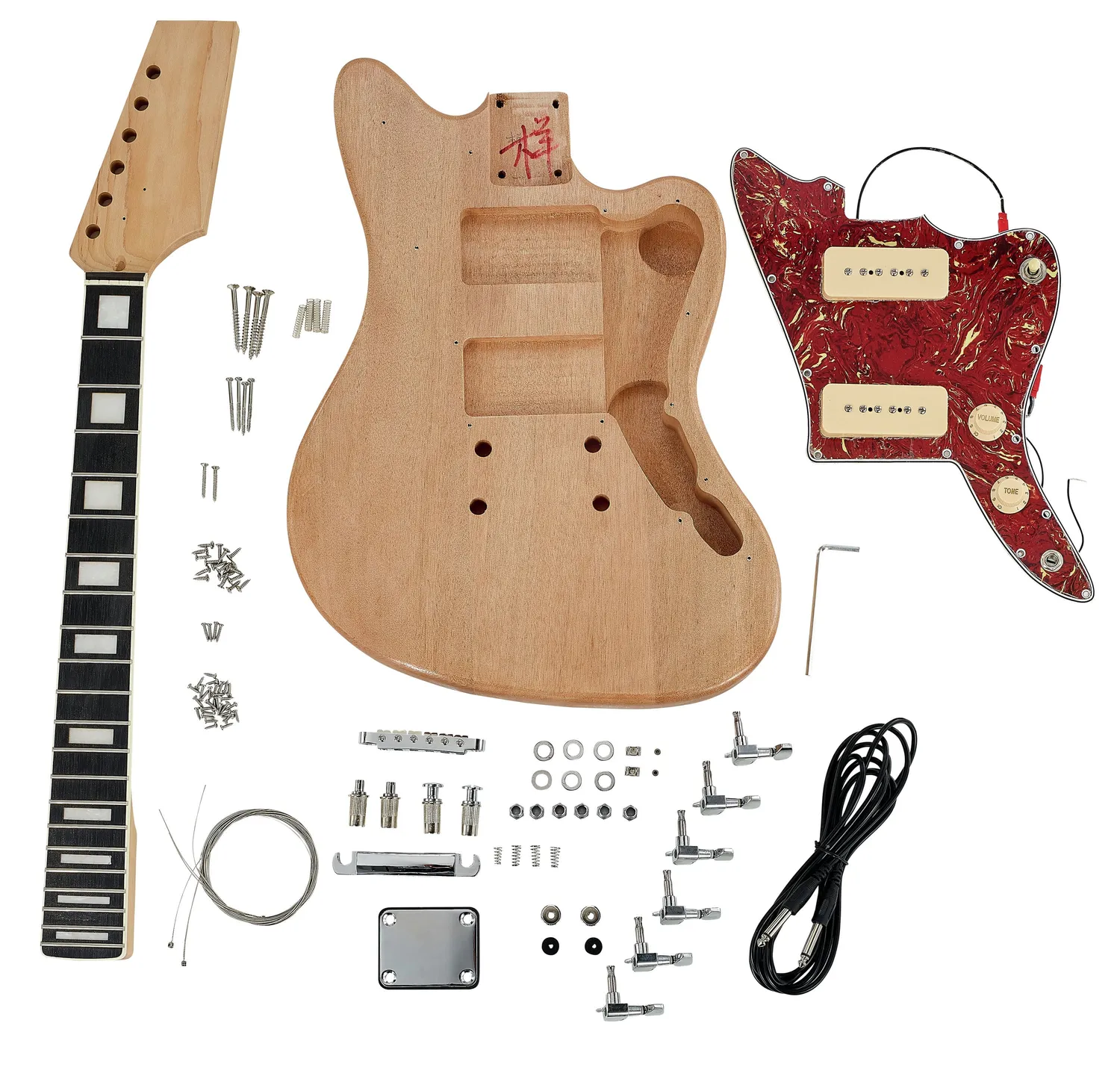 Harley Benton JA DIY Kit E-Gitarren-Bausatz P90