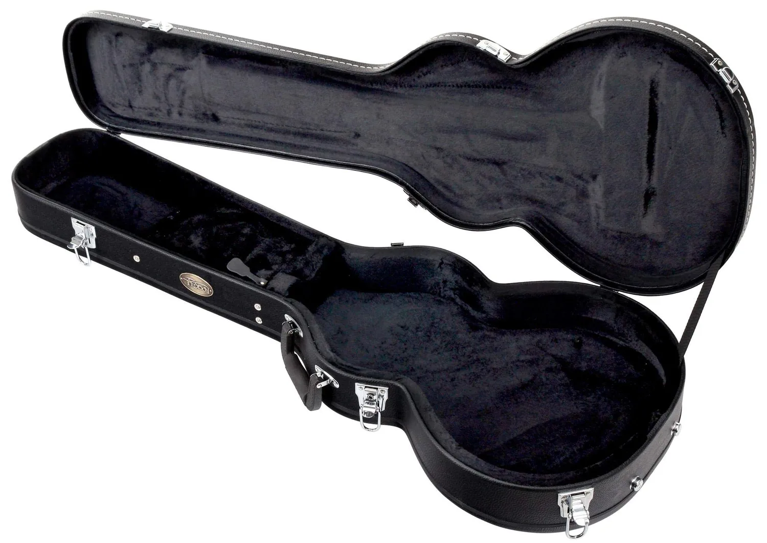Rocktile Gitarrenkoffer ES-Style schwarz 108 cm