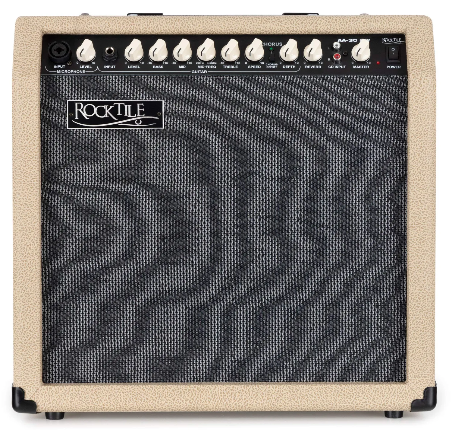 Rocktile AA-30 CW Eric Akustikverstärker 30W Creme