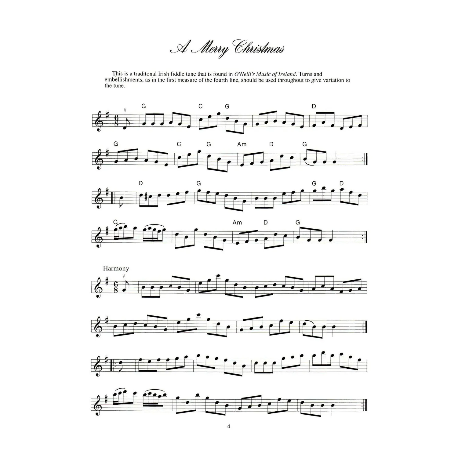 Shar Music Duncan A Fiddling Christmas Noten Violine Klavier