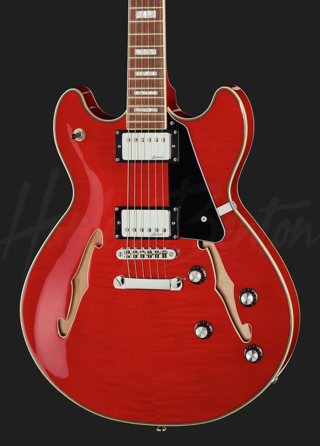 Harley Benton HB-35Plus CH E-Gitarre Cherry halbakustisch
