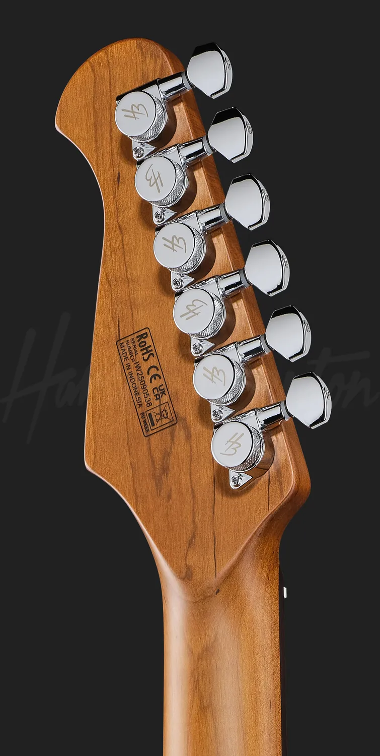 Harley Benton Fusion-IV HSS E-Gitarre Rot
