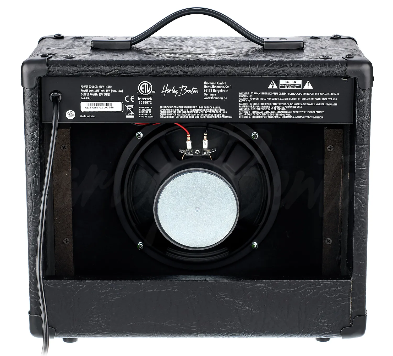 Harley Benton HB-20R Gitarrencombo 20 Watt Reverb