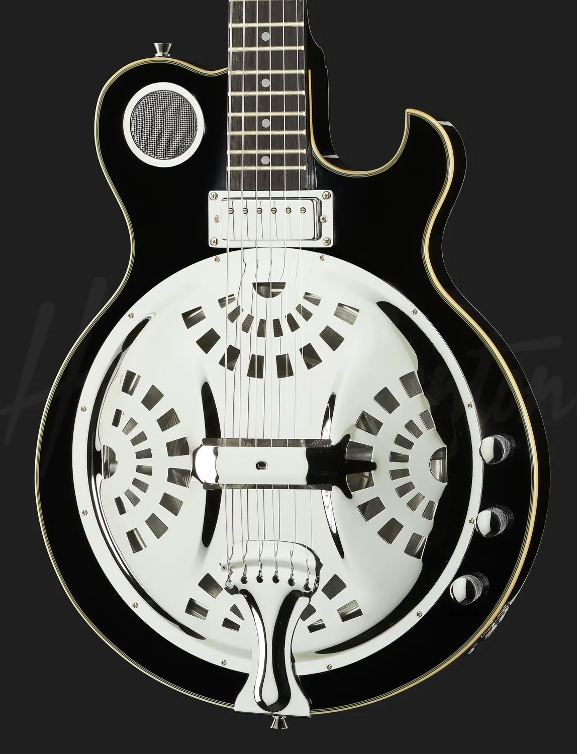 Harley Benton Custom Line ResoKing BK Resonatorgitarre