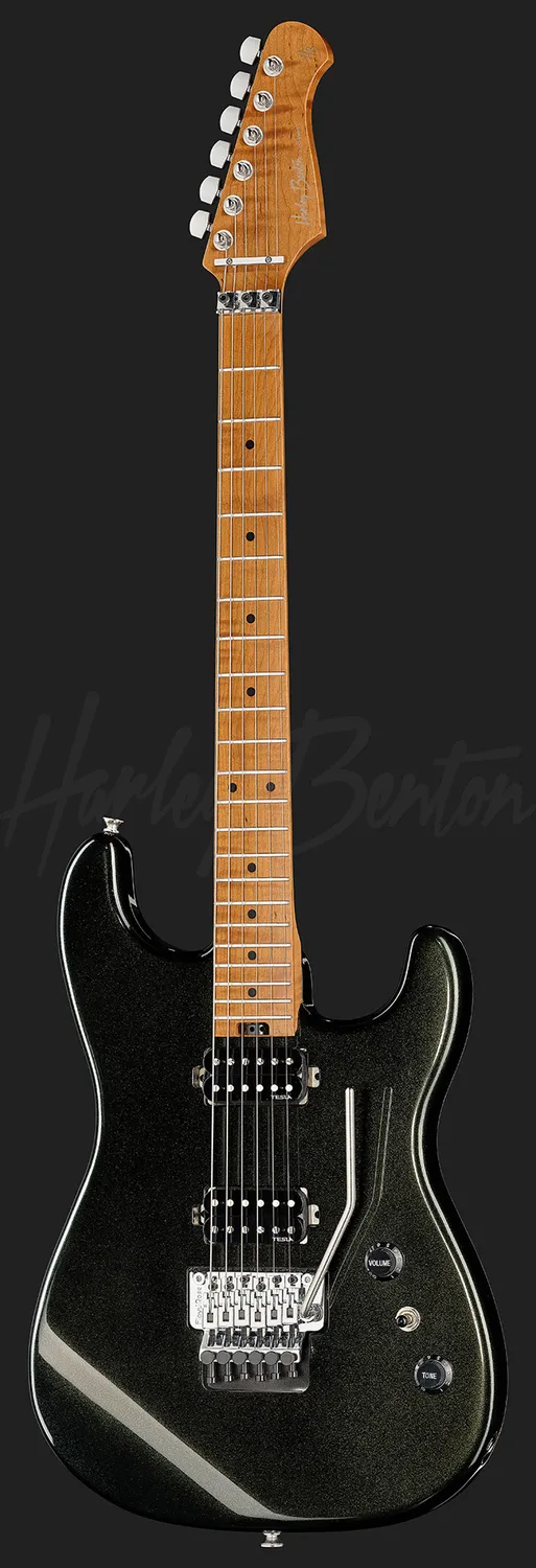 Harley Benton Rock ST-80FR E-Gitarre Lime Sparkle Floyd Rose