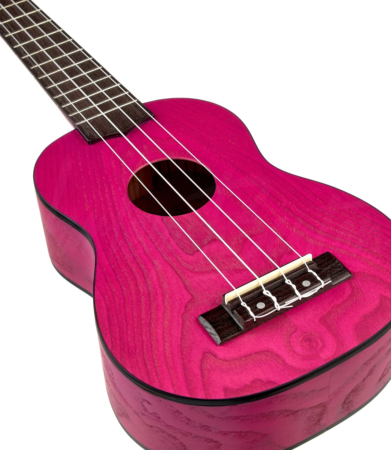 Harley Benton Standard UK-12 Sopran-Ukulele lila Tasche
