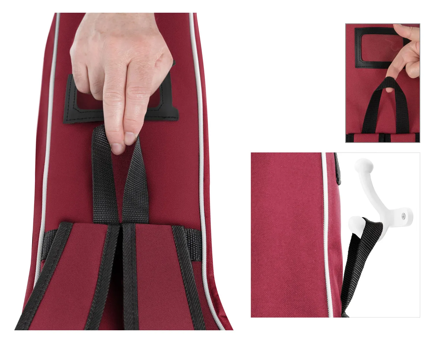 Rocktile Klassik-Gigbag 4/4 Rot wasserabweisend