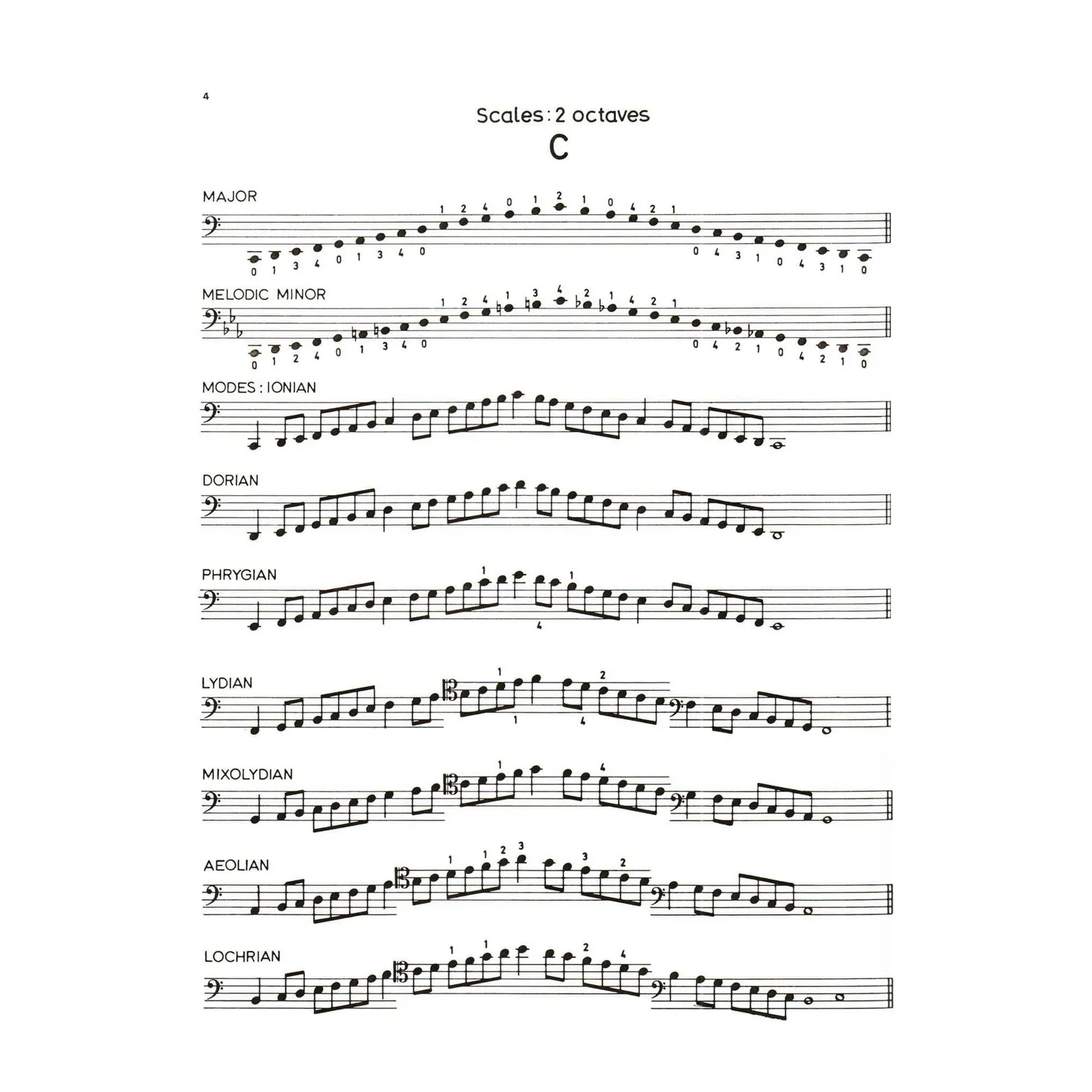 Galaxy Forbes Cello Scales Arpeggios Noten Cello Technik