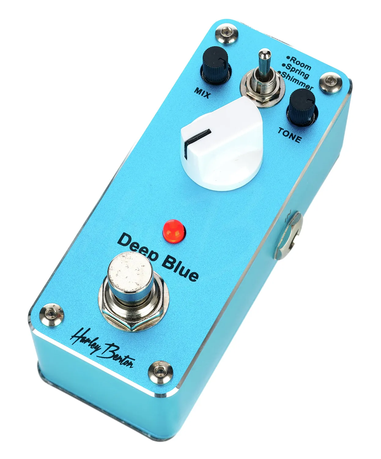 Harley Benton Standard MiniStomp Deep Blue Effektpedal Reverb