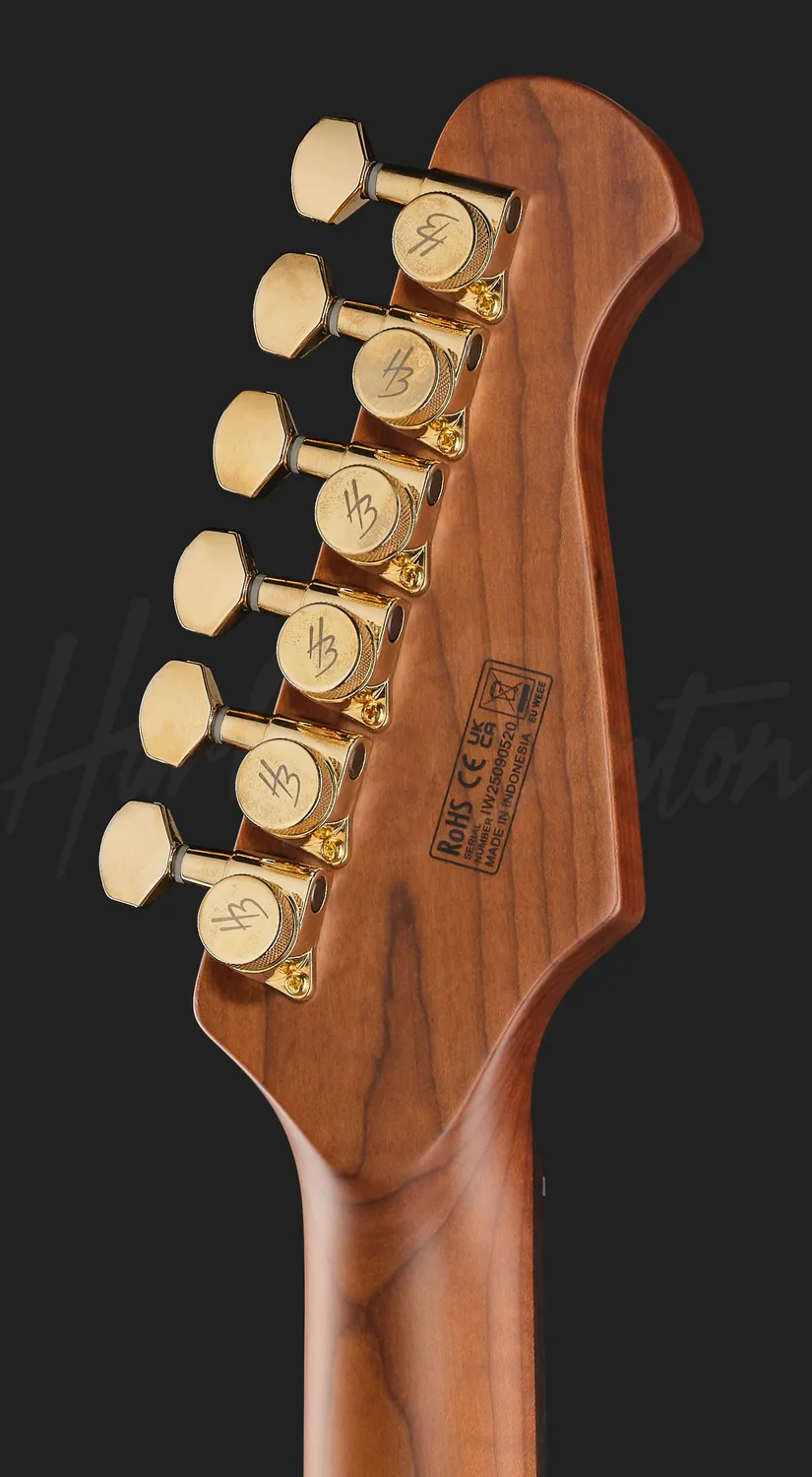 Harley Benton Fusion-IV HSS LH RW PM E-Gitarre Linkshänder