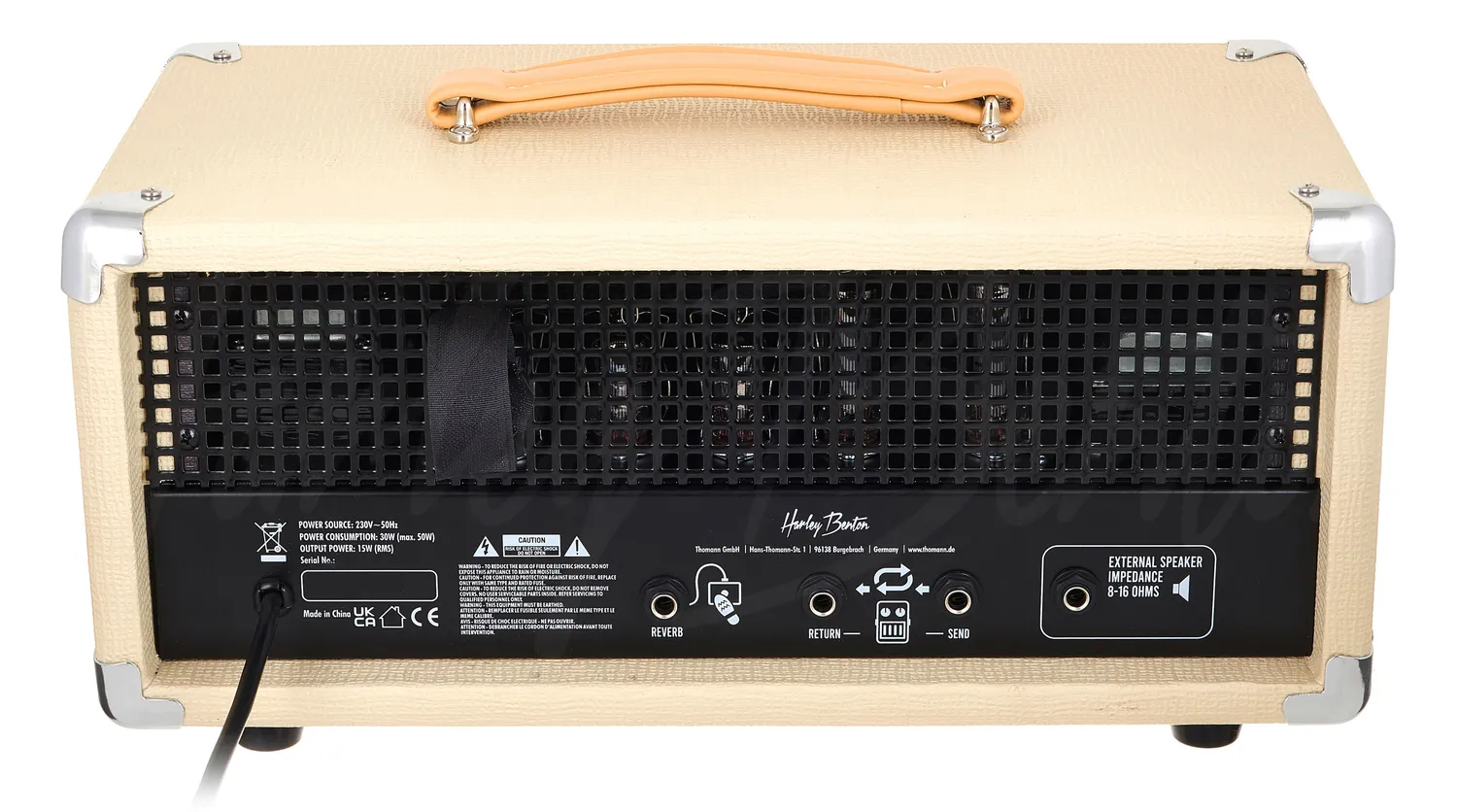 Harley Benton TUBE15 Head Röhren-Topteil 15 Watt