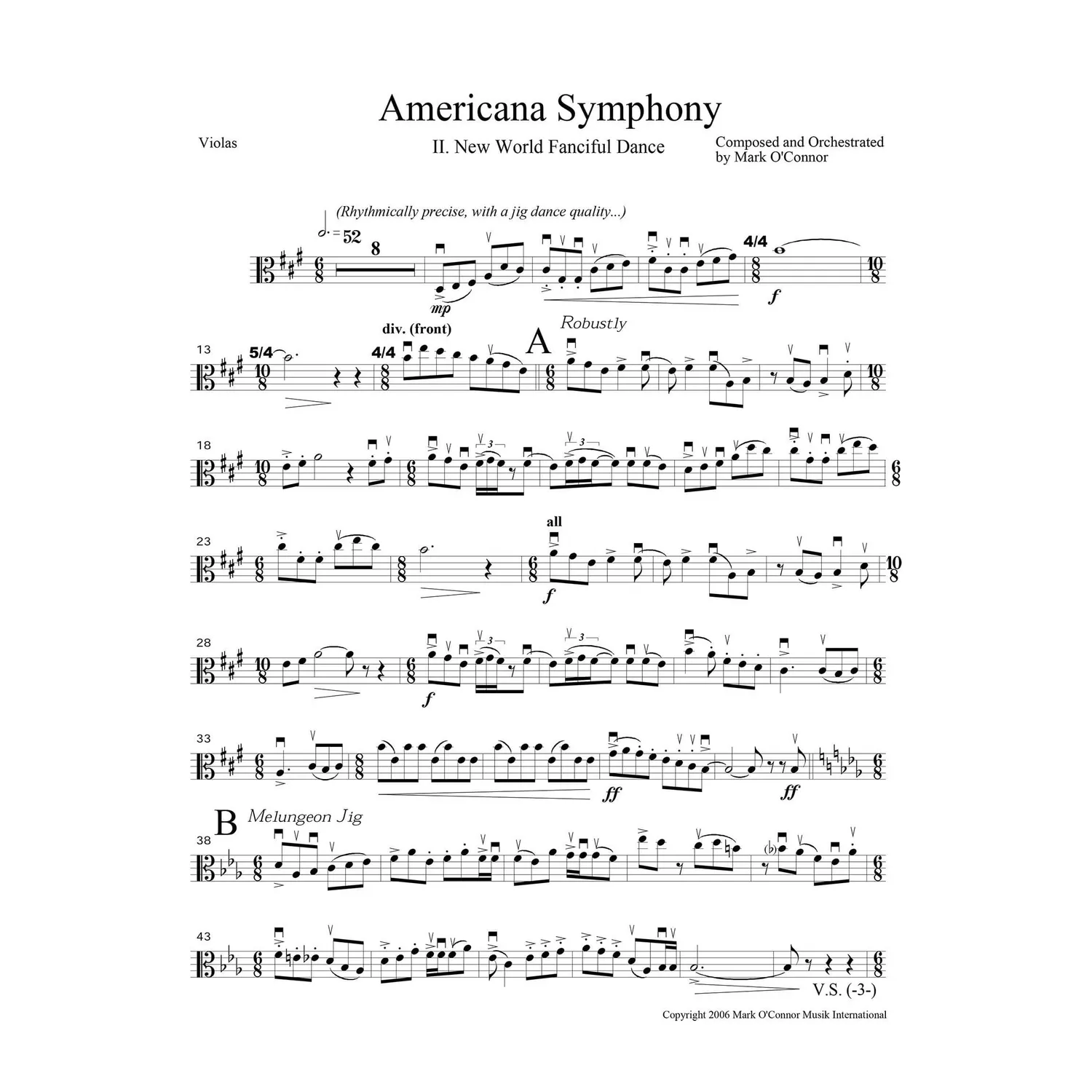 Mark O'Connor Americana Symphony Variations Streicher-Noten Download
