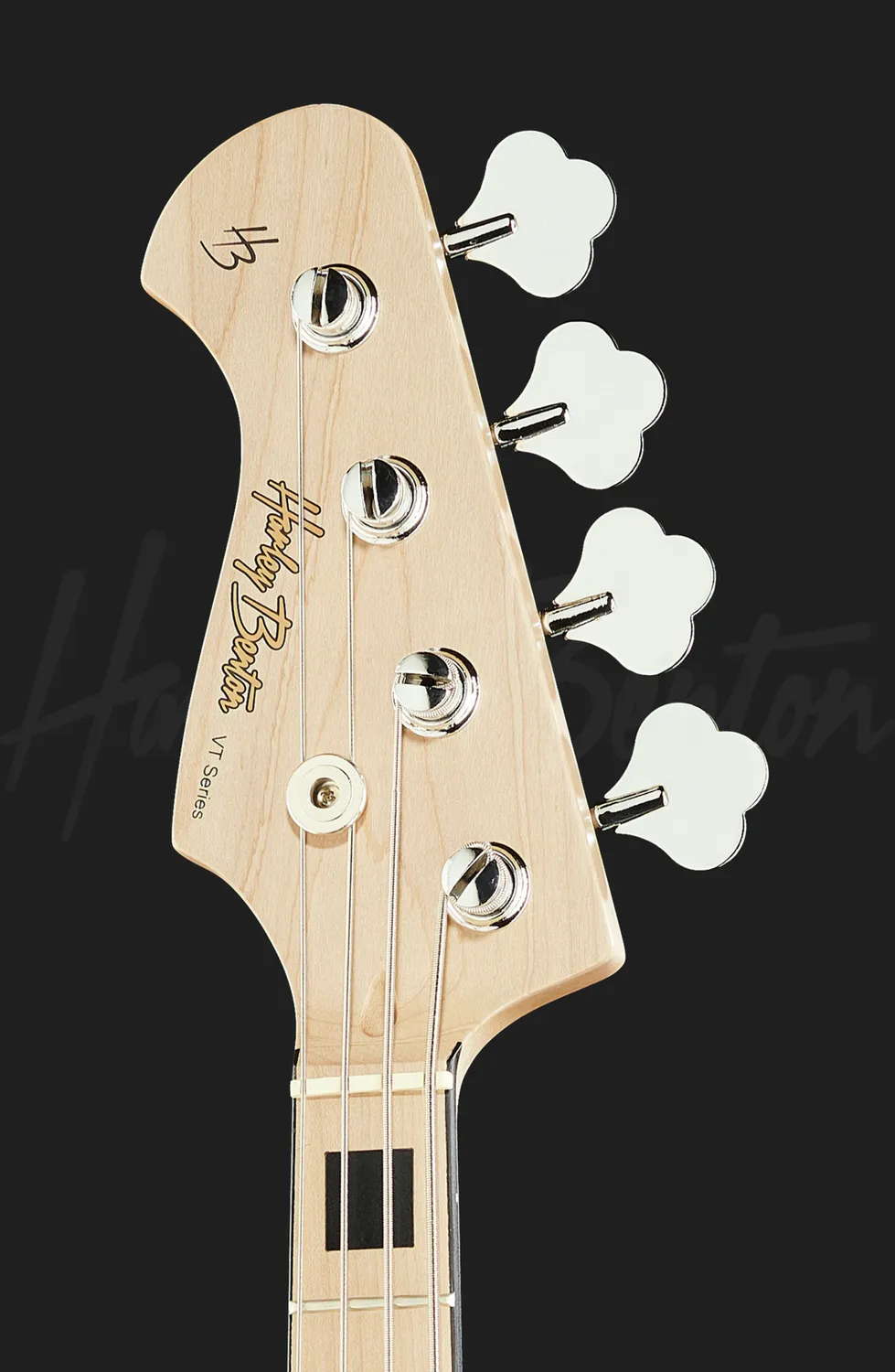 Harley Benton Vintage JB-75LH NA E-Bass Linkshänder Natur Esche