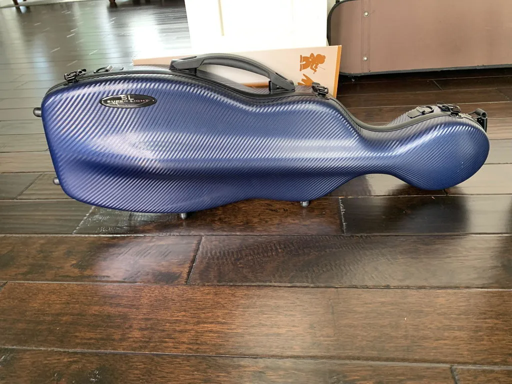 Presto Ovation Geigenbogen Carbon gewebt silber