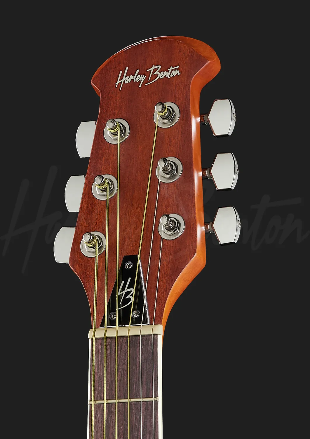 Harley Benton Custom Line HBO-850 Westerngitarre Blau Roundback