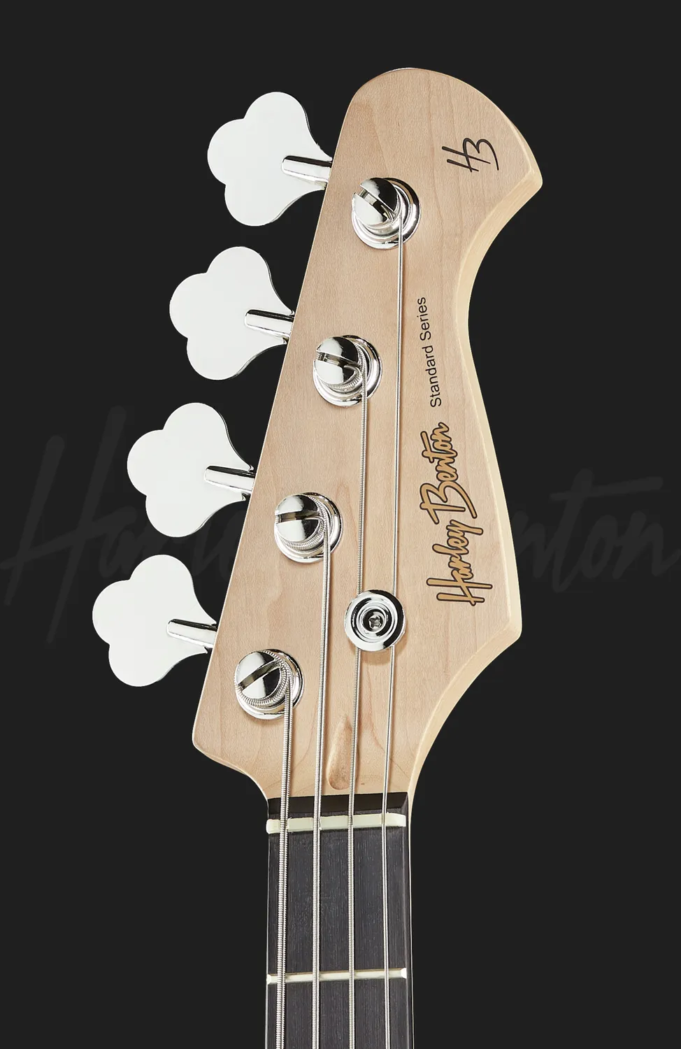 Harley Benton PB-Shorty BK E-Bass Shortscale schwarz
