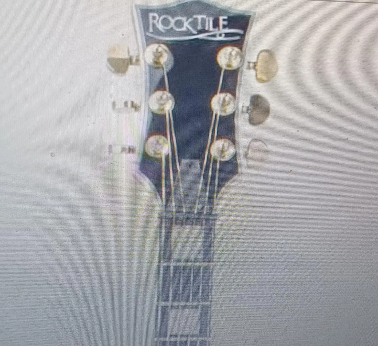 Rocktile Pro L-200BK Deluxe E-Gitarre Schwarz Humbucker