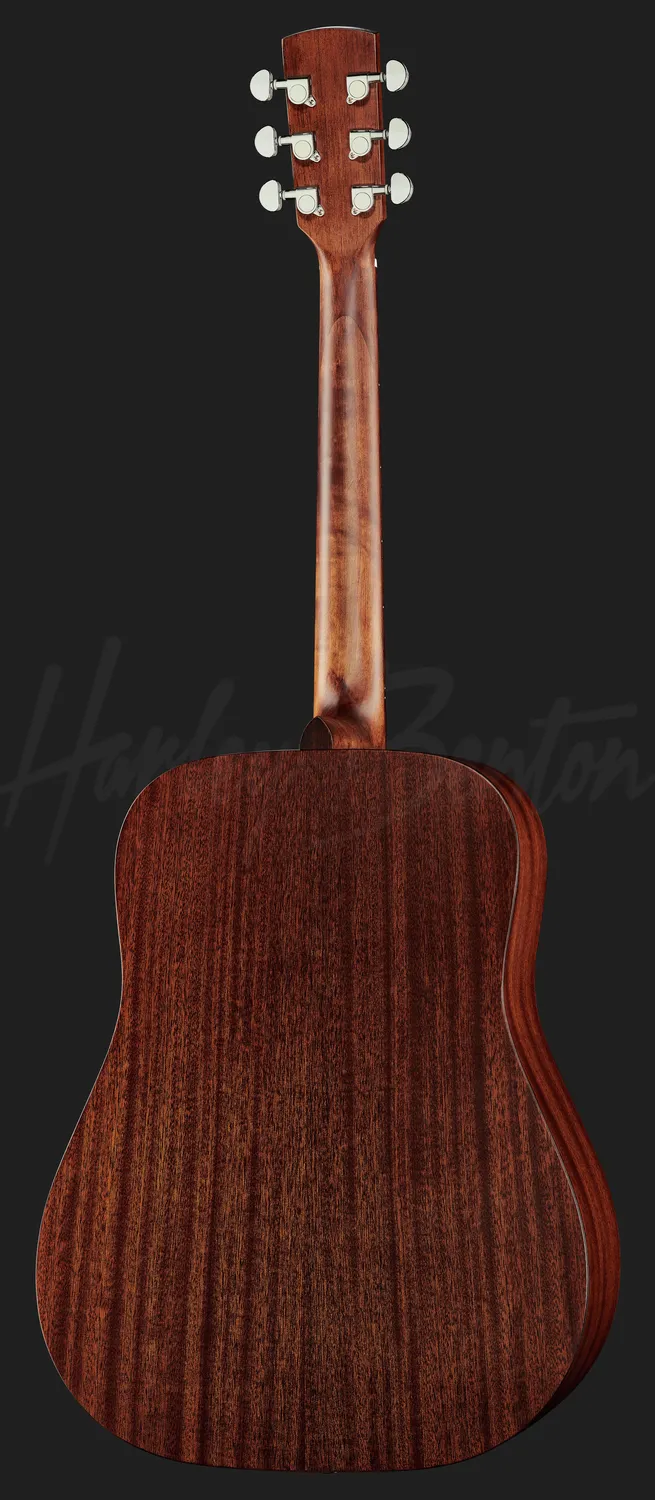 Harley Benton Custom CLD-15M Westerngitarre Dreadnought Mahagoni