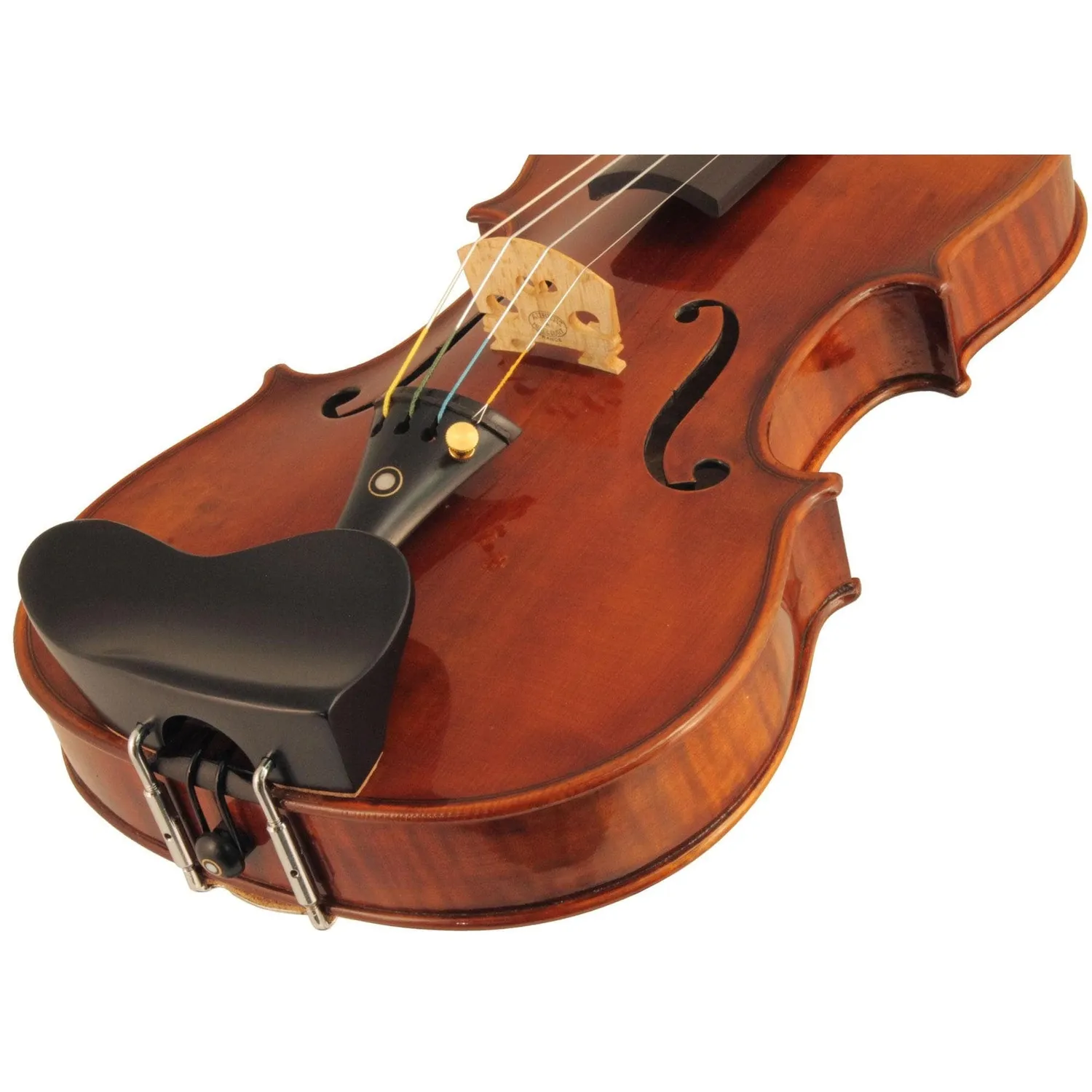 Berber Kinnstütze Violine Ebenholz 4/4 mittelflach