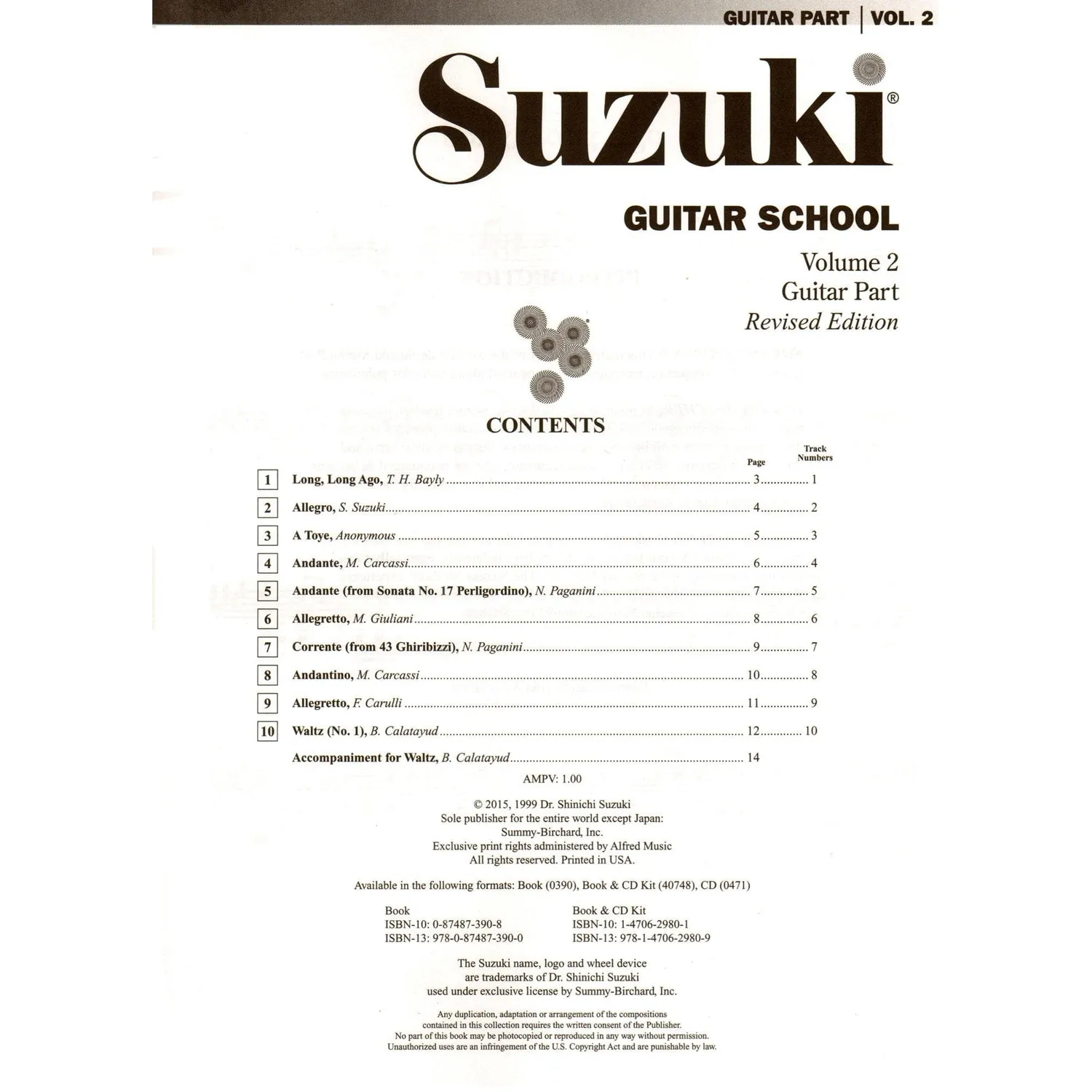 Suzuki Guitar School Bd 2 Gitarrenschule mit CD klassisch