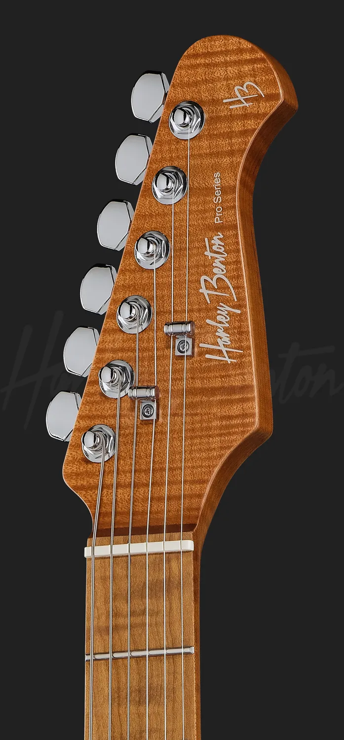 Harley Benton Progressive Fusion-IV HH E-Gitarre Blue Burst