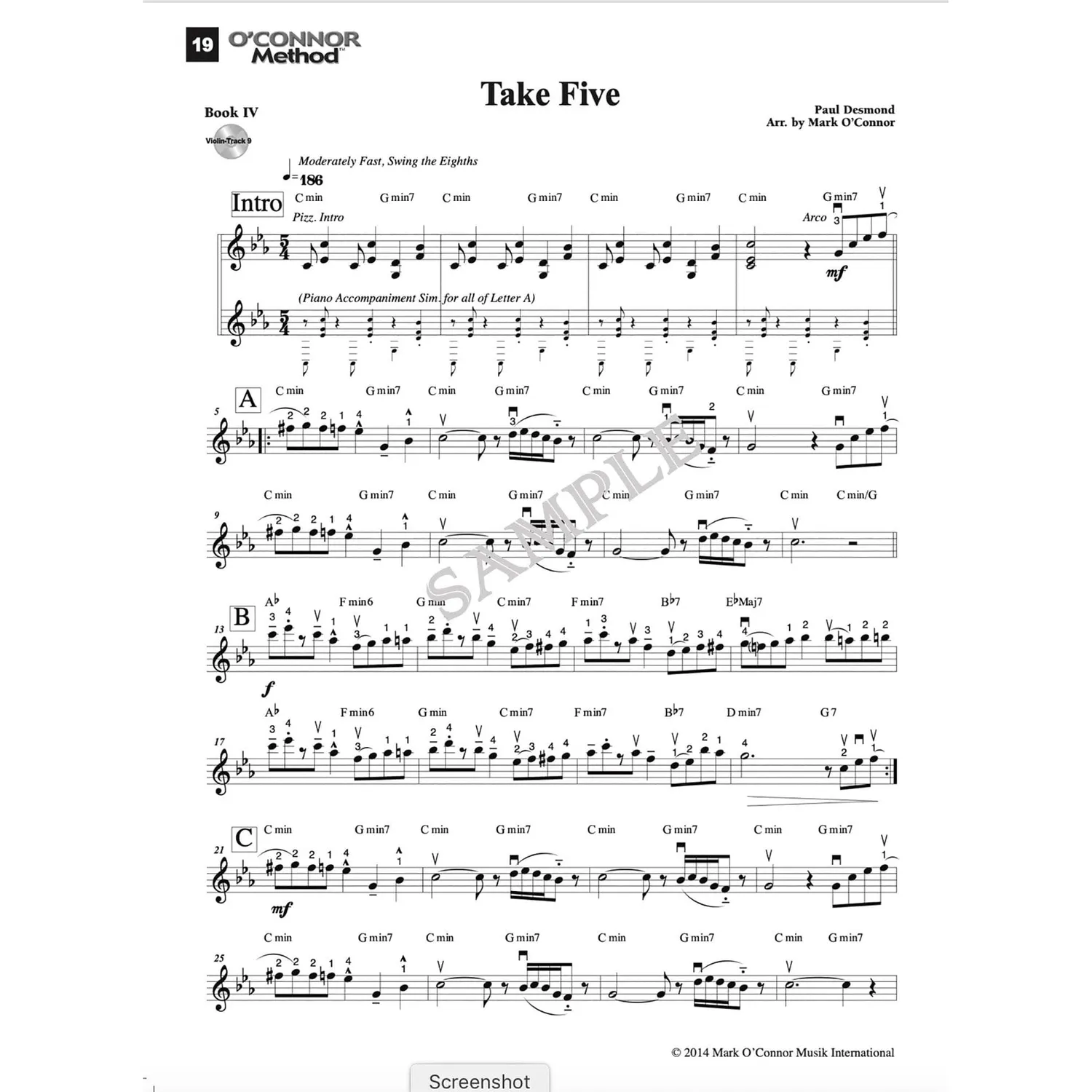 O'Connor Violin Method Book IV Noten Download