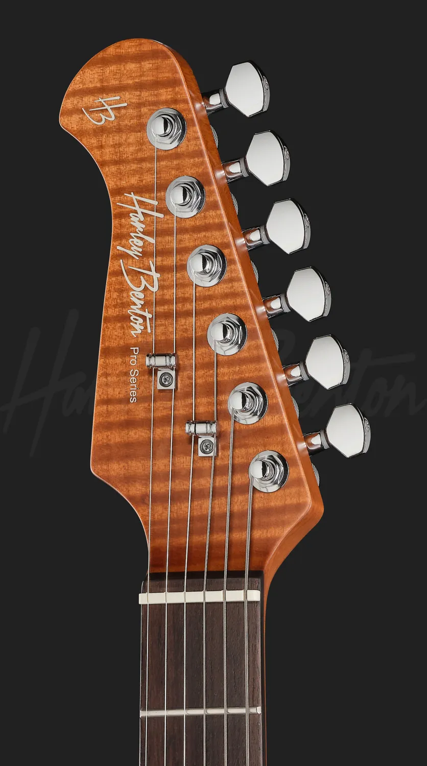 Harley Benton Fusion-IV HH LH RW QDG E-Gitarre Linkshänder
