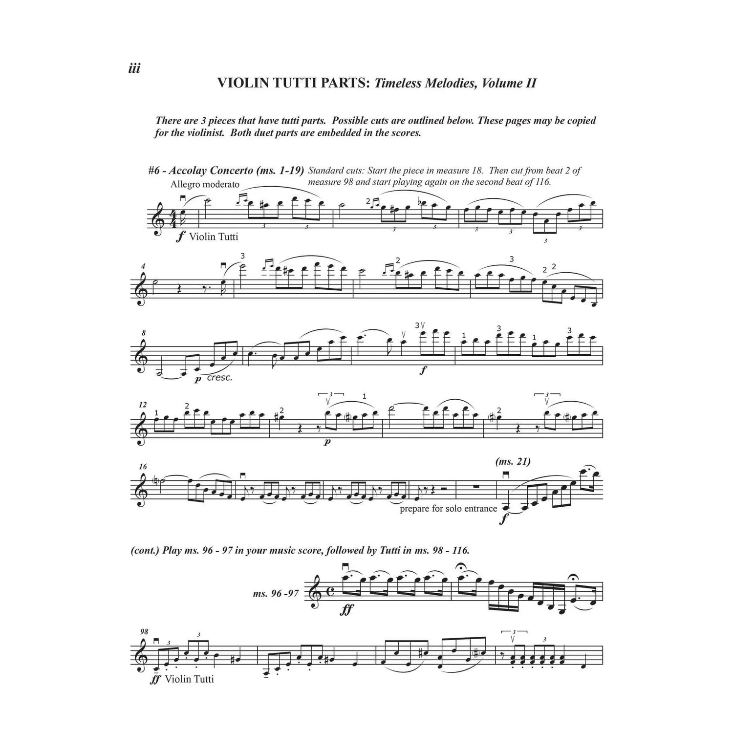 Shar Music Timeless Melodies Vol. 2 Noten Violine Cello Download