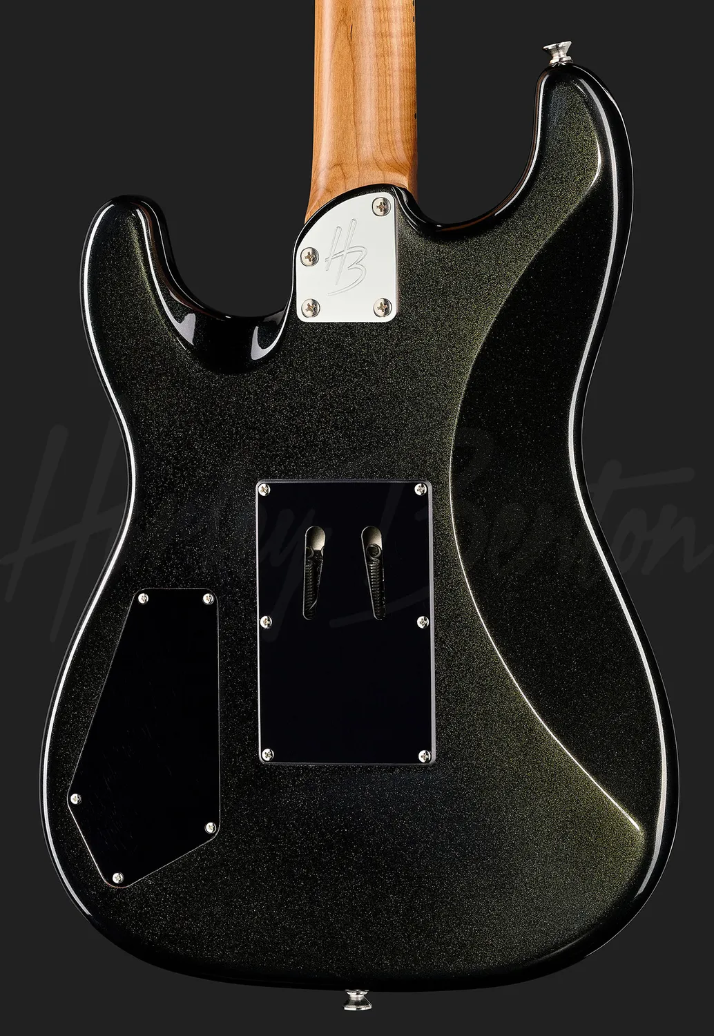 Harley Benton ST-80FR MN E-Gitarre Lime Sparkle HH