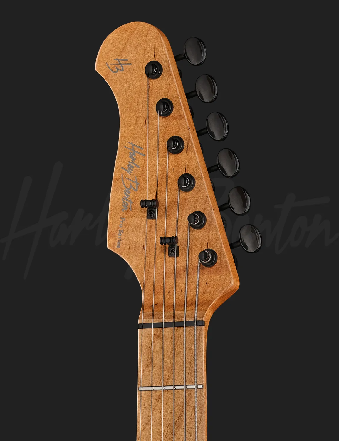 Harley Benton ST-Modern Plus MN HSS E-Gitarre lila links