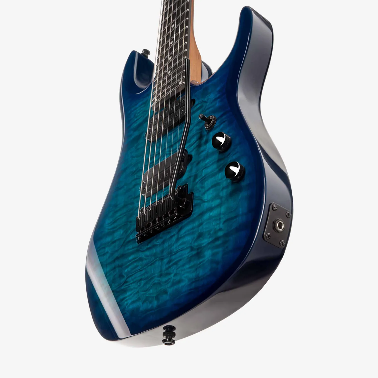 Sterling JP157 E-Gitarre Cerulean Paradise 7-saitig