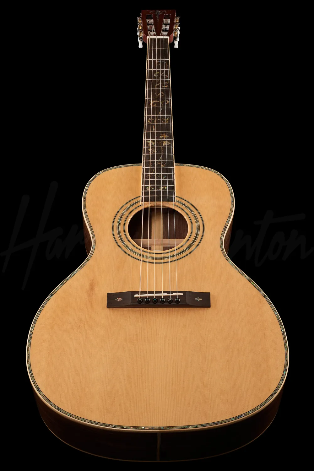Harley Benton Custom CLF-200 WN Parlour-Gitarre Walnuss