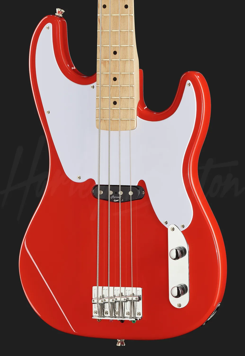 Harley Benton Vintage PB-50 FR E-Bass Fiesta Red Alnico
