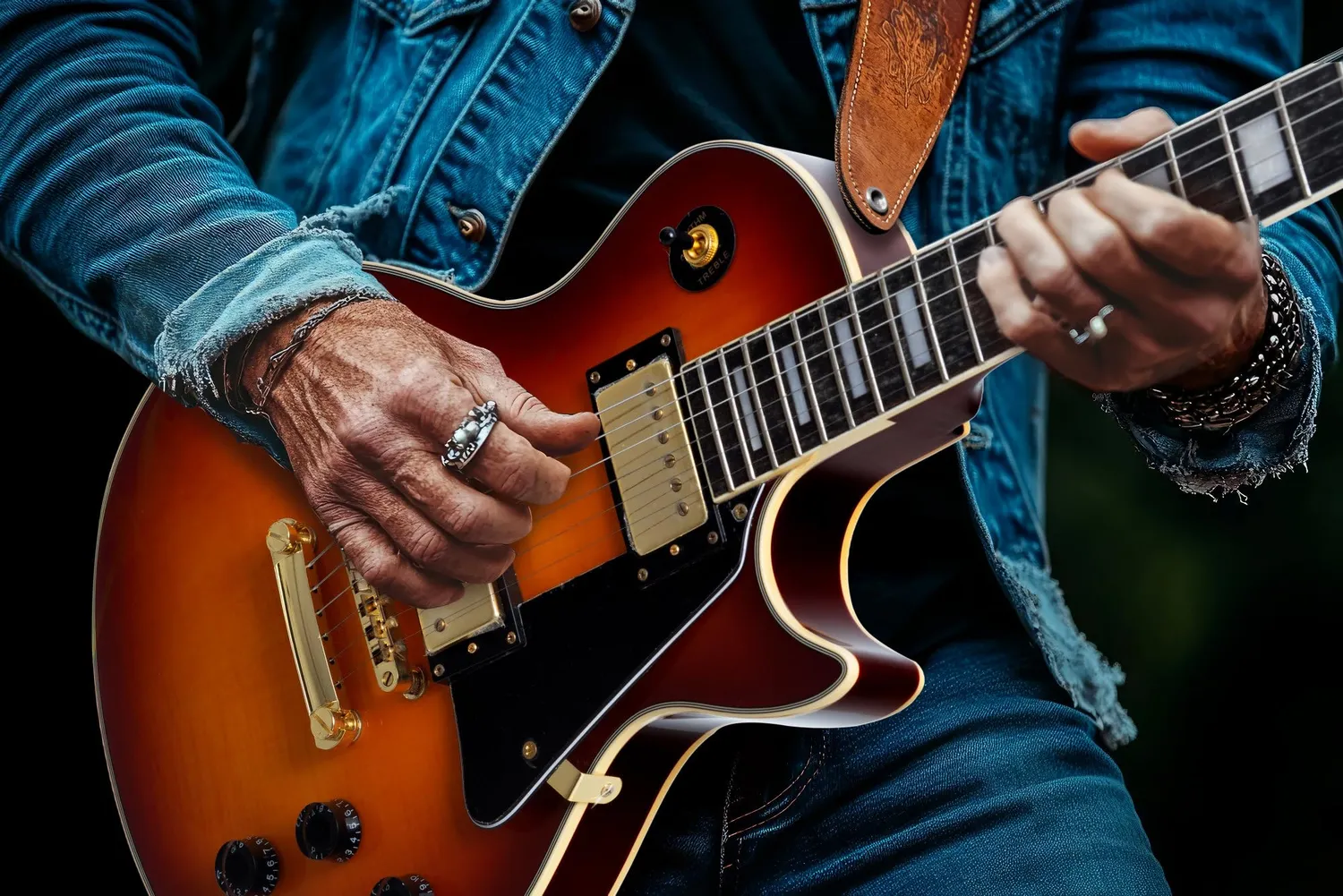 Rocktile Pro L-200OHB E-Gitarre Orange Honey Burst
