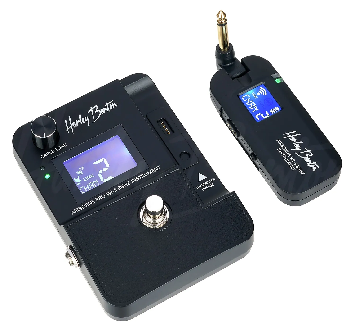 Harley Benton AirBorne Pro Funksystem 5.8 GHz Gitarre 35 m