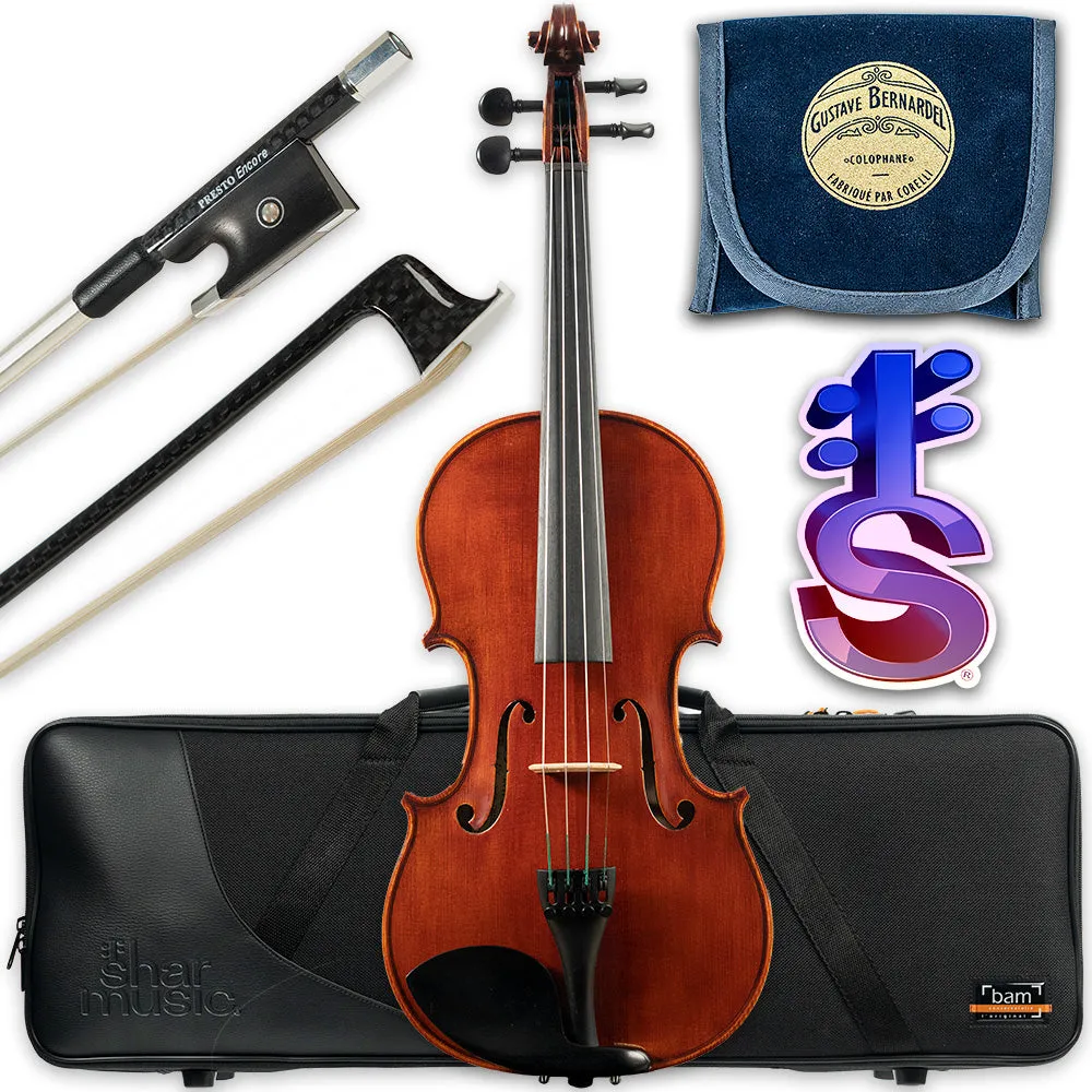 Shar Music BAM Sonata Violinenset 4/4 Karbonbogen Koffer