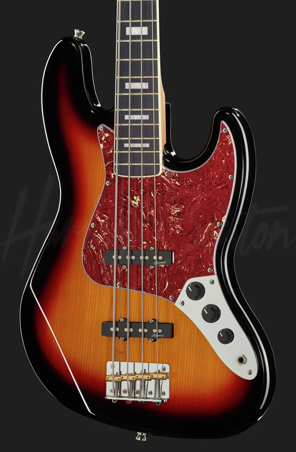 Harley Benton JB-75 SB E-Bass 3-Tone Sunburst