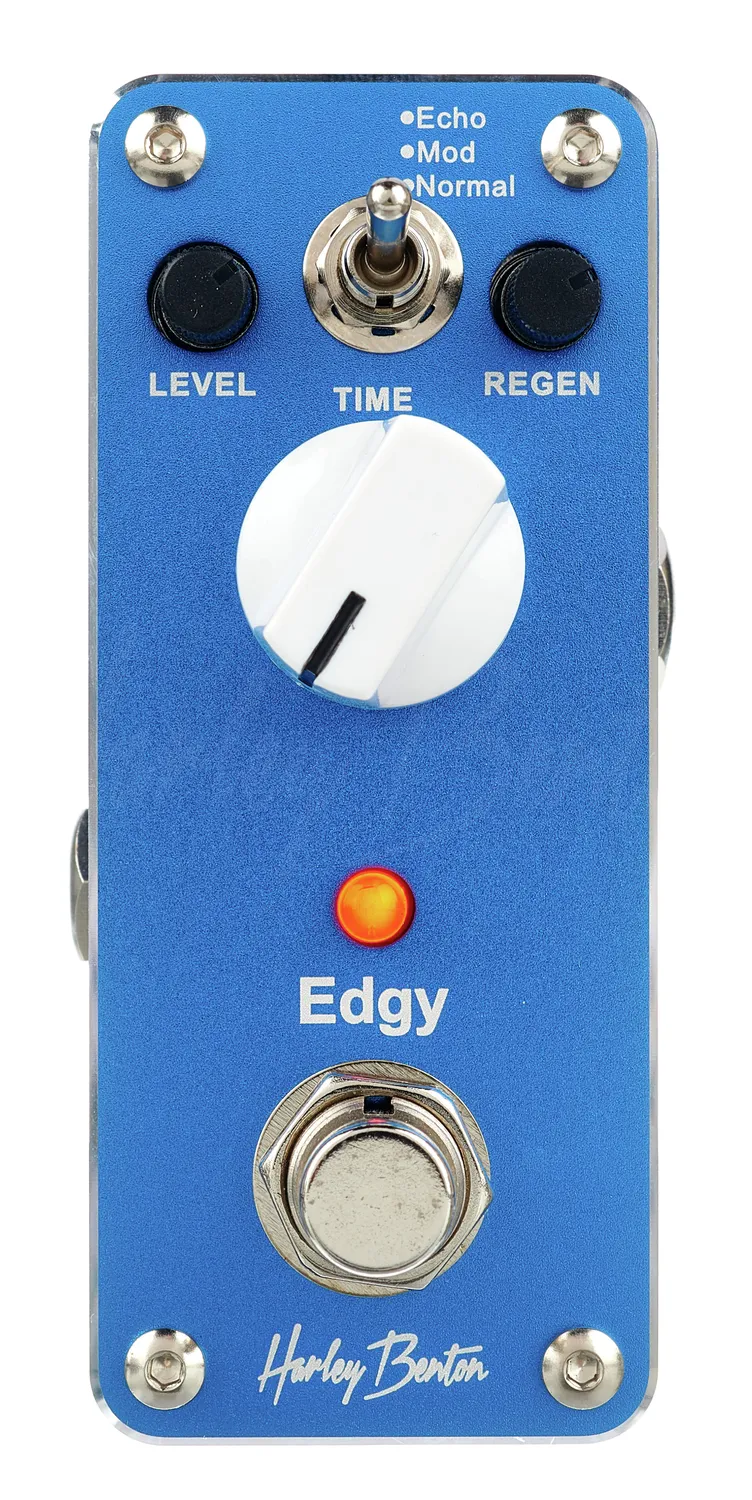 Harley Benton MiniStomp Edgy Delay-Pedal True Bypass kompakt