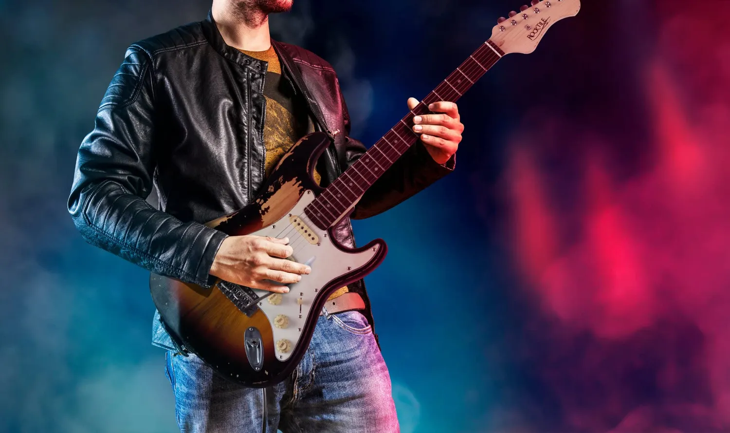 Rocktile Vinstage ST-BBSB E-Gitarre Sunburst Relic