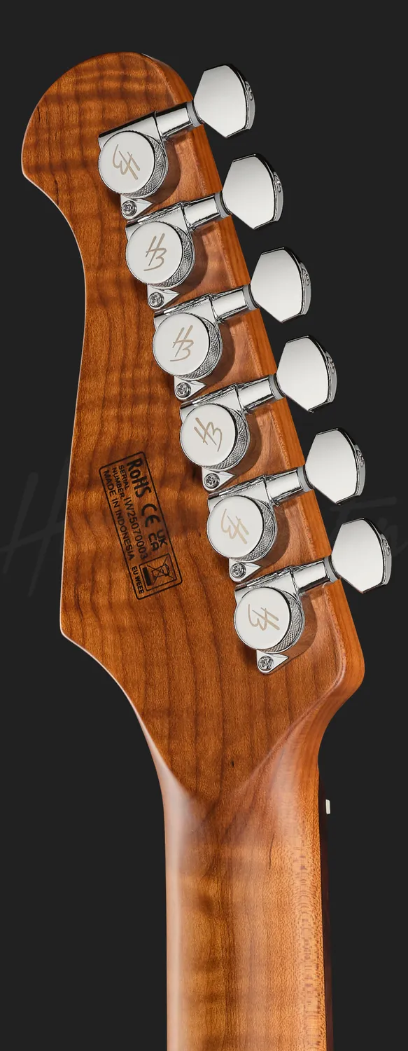 Harley Benton Fusion-IV HSH RW E-Gitarre Satin Grey Tremolo