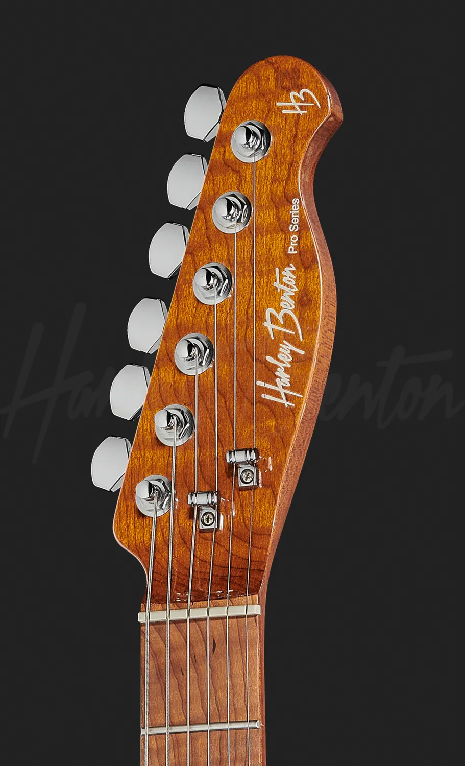Harley Benton Fusion-T HH HT E-Gitarre Flame Blue Burst