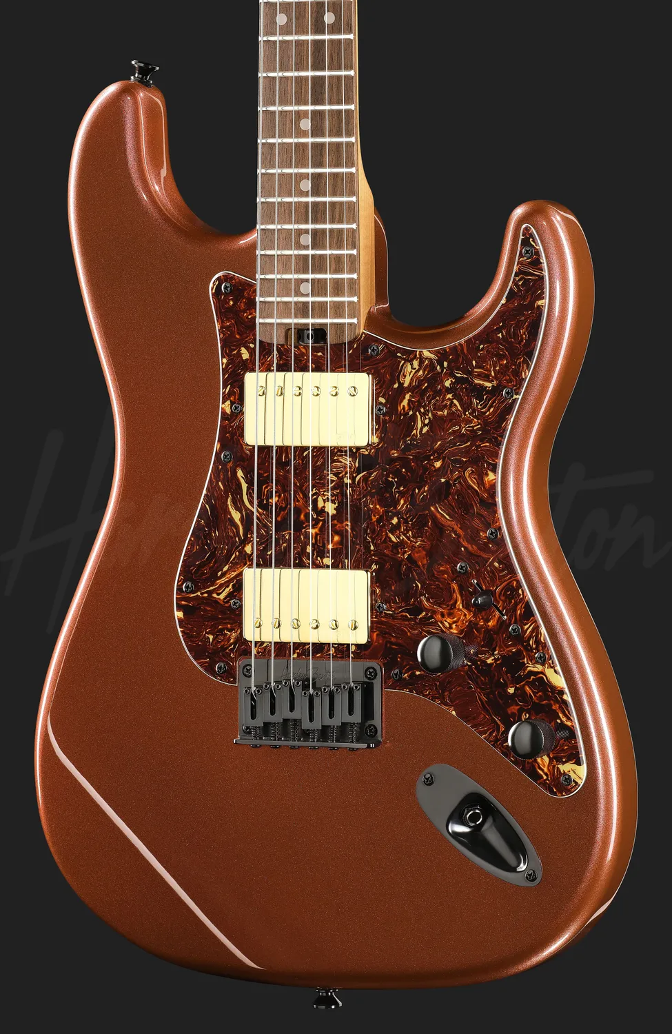 Harley Benton ST-Modern HH RBM E-Gitarre Root Beer Metallic Humbucker